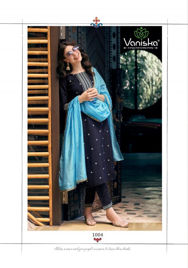 Vaniska Fiza Vol 1 Kurti Bottom With Dupatta Collection